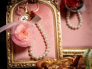 Llavero con Flor Preservada